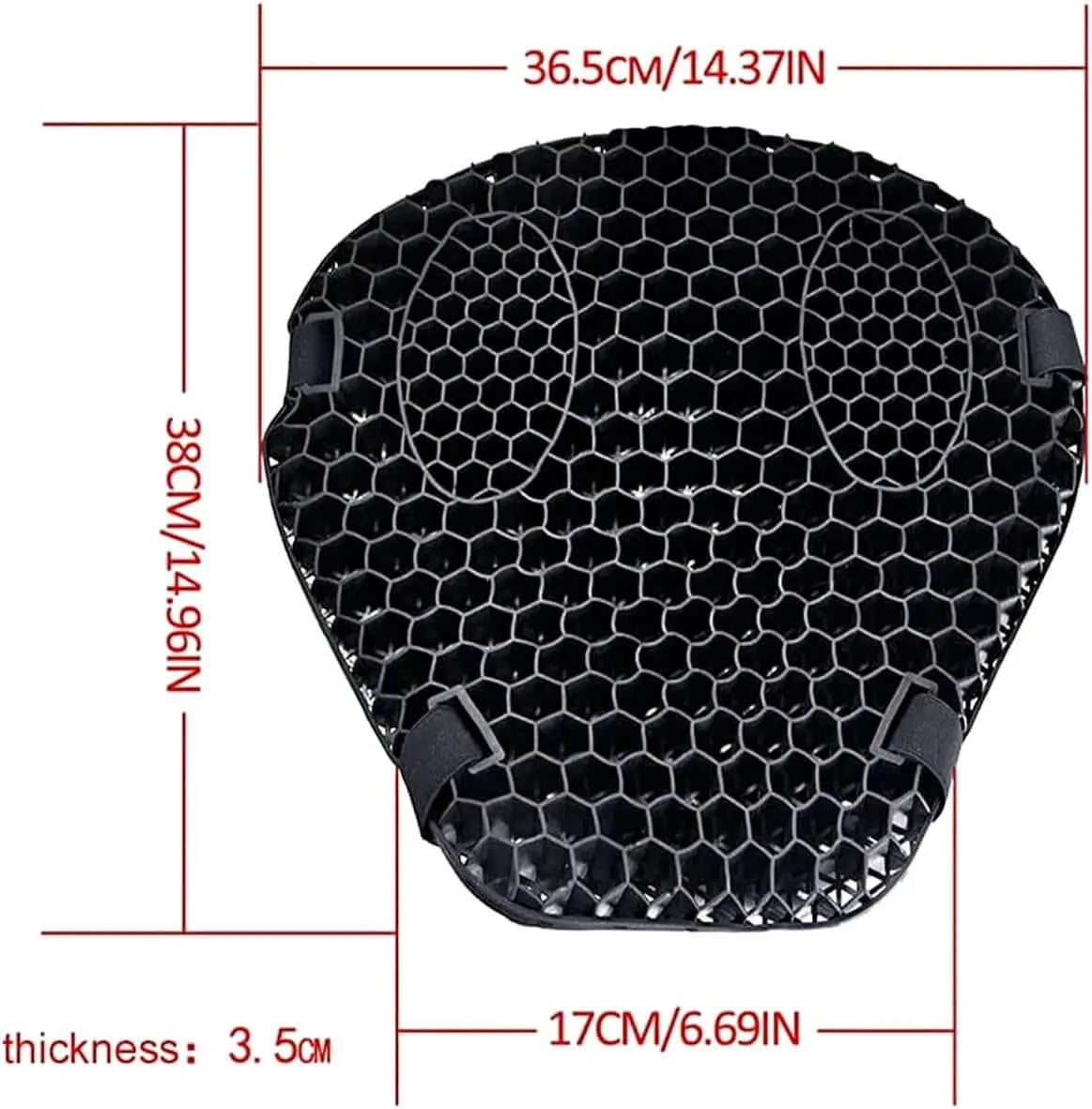 Cojín con estructura de Panal 3D en Gel de gran Comodidad