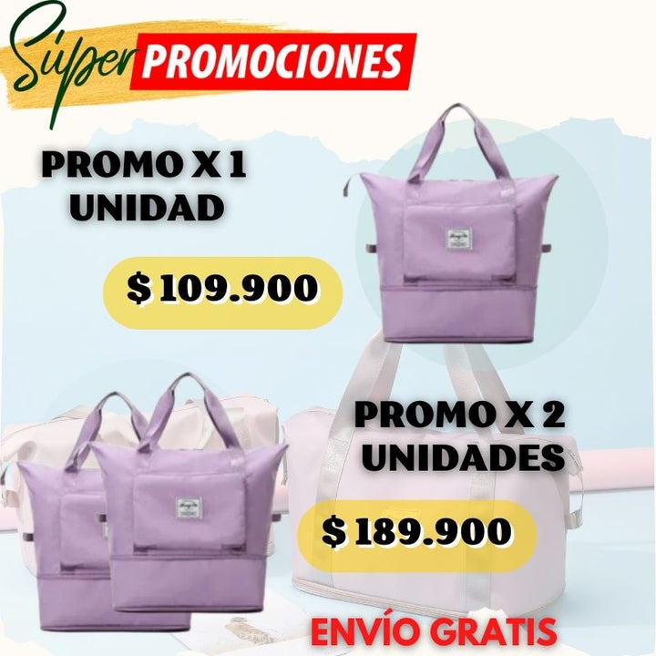 Bolso Viaje Extensible Extendible Avion Carry On Impermeable